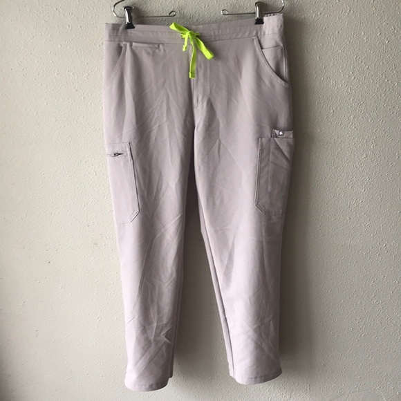 FIGS Pants Women’s Slate Scrubs Bottom Yola Skinny Medium Petite - Picture 1 of 7